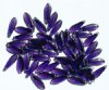 50 5x16mm Transparent Tanzanite Dagger Beads